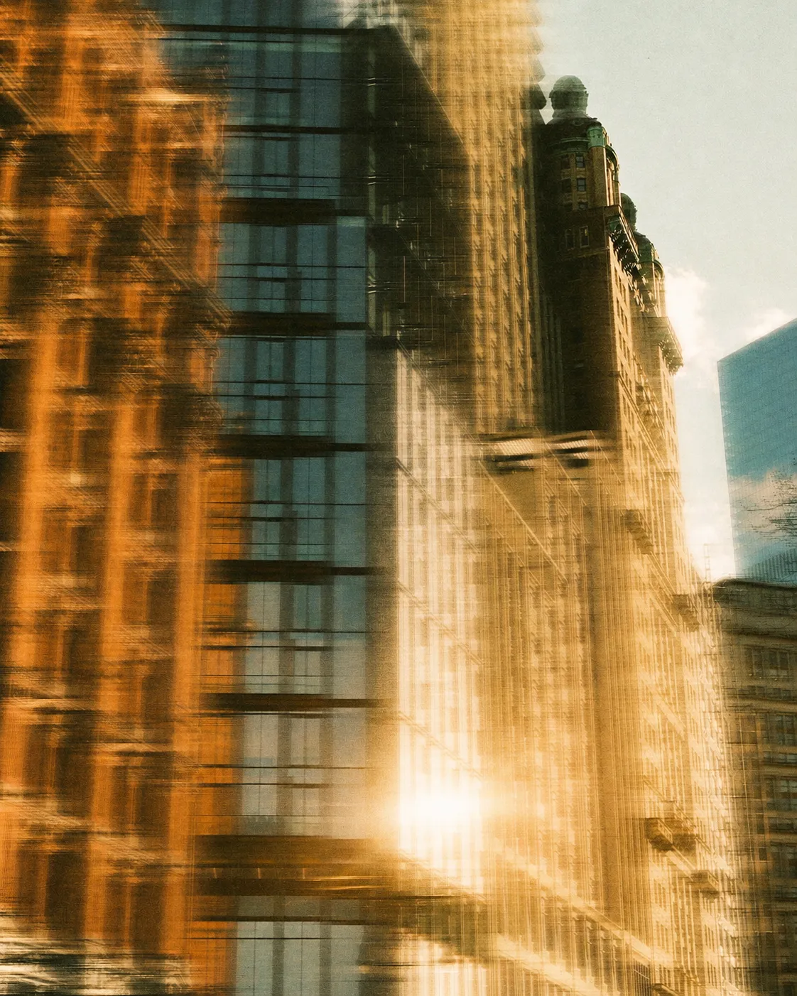 Edificios a contraluz